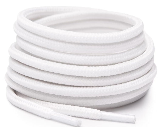 3 PAIRS Round Shoe laces 48 Inches 3 MM Thick Shoelaces for Athletic Running Sneakers Shoes Boot Strings