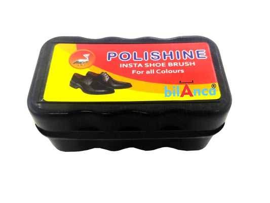 Instant Shoe Shiner Polish Sponge Neutral Black Brown Natural Color Shoe Cleaner smooth leather shoes boots Chappals