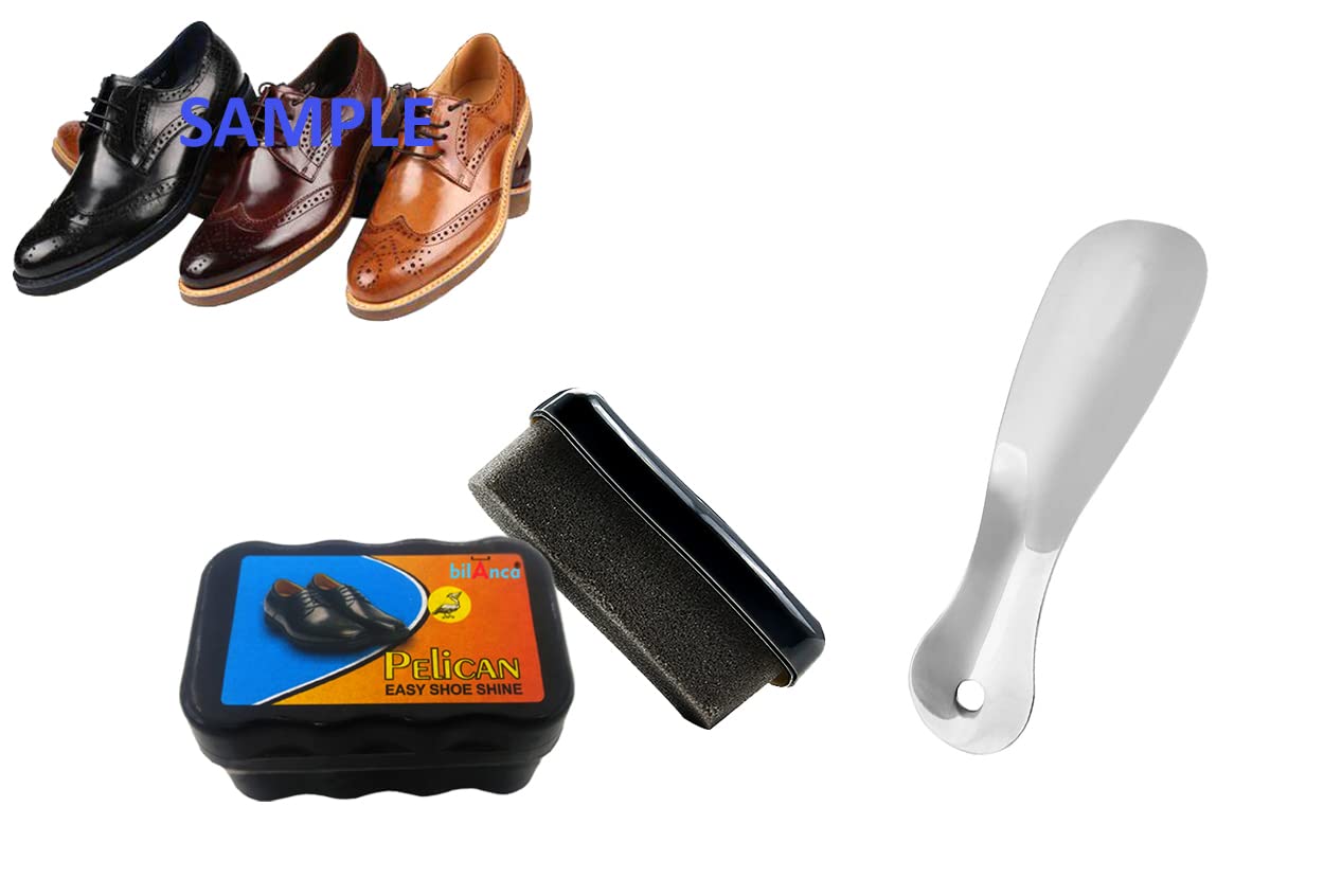 Instant Shoe Shiner Polish Sponge Neutral Black Brown Natural Color Shoe Cleaner smooth leather shoes boots Chappals