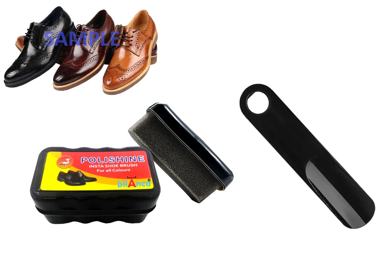 Instant Shoe Shiner Polish Sponge Neutral Black Brown Natural Color Shoe Cleaner smooth leather shoes boots Chappals