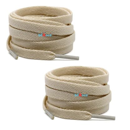 bilAnca 2 PAIRS Flat Shoe laces 48 Inches Wide Shoelaces for Athletic Running Sneakers Sports Shoes Boot Laces Strings (2 Pairs)