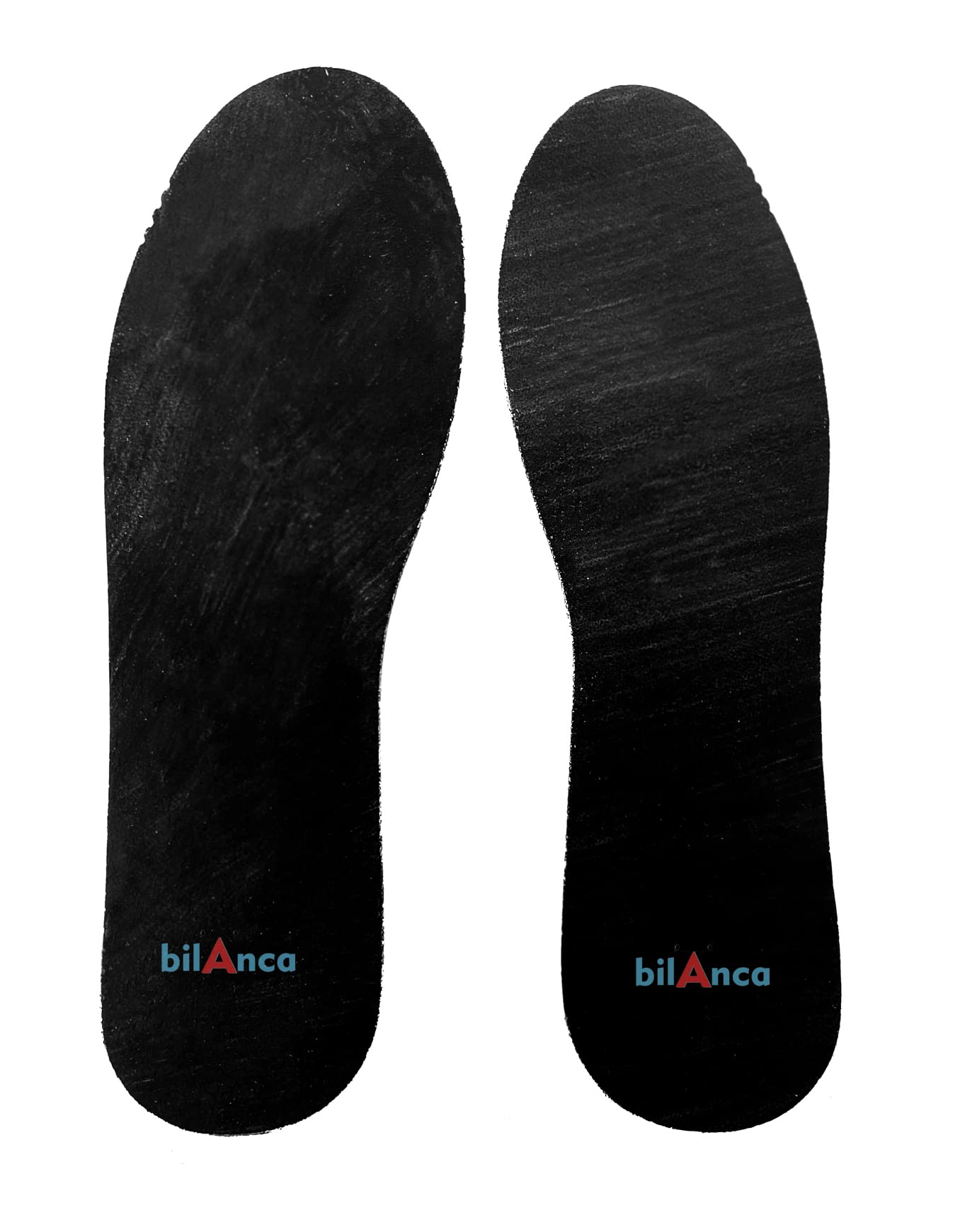 Leather Shoe Inserts Insoles Thin Lightweight Insoles for Work Boots, Sneakers, Sports Shoes Casual Formal Shoes Comfort Inner Soles for Men Women Size (7, Black)