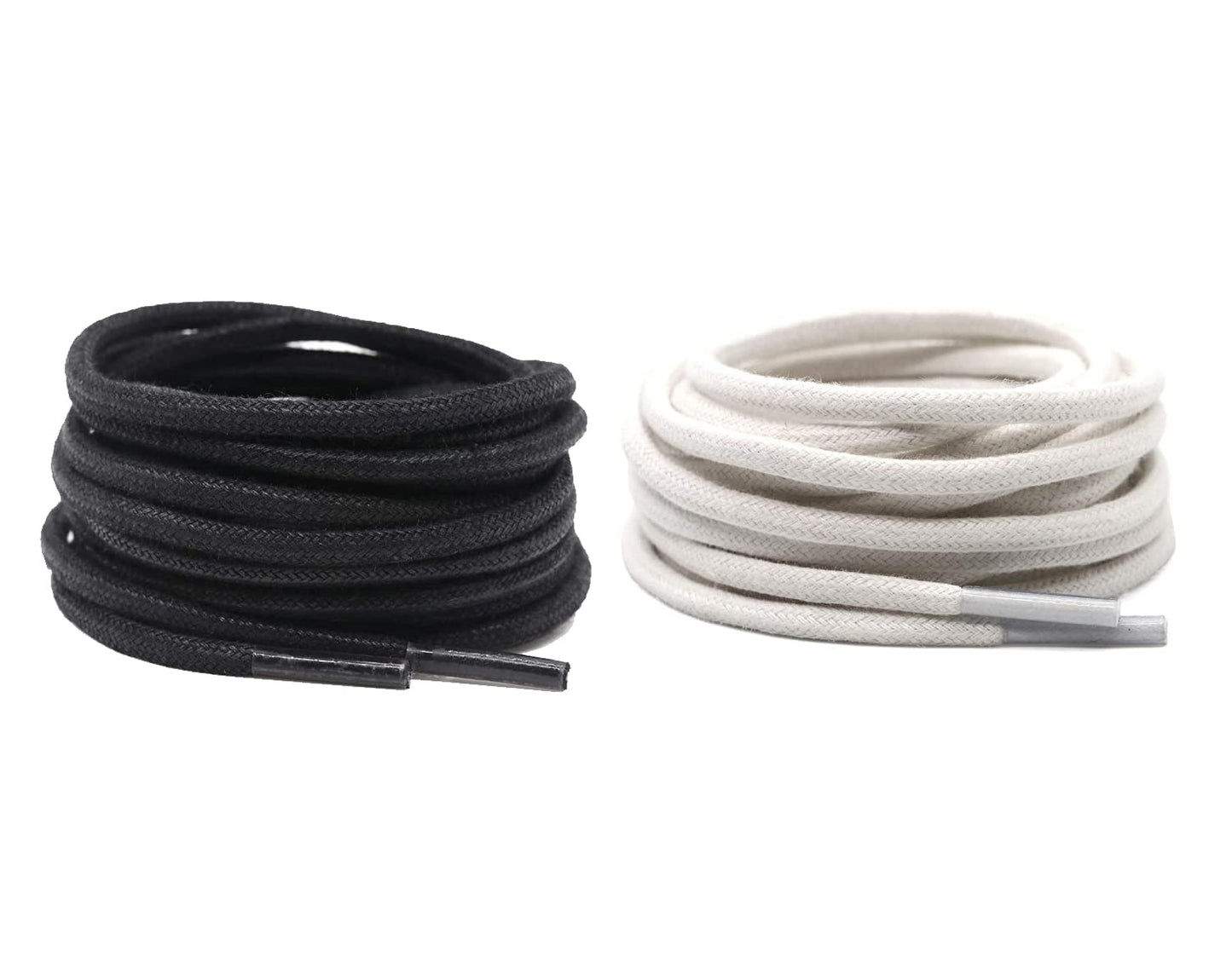 Cotton Round Shoe laces 36 Inches 2 mm thickness Shoelaces for Formal Shoes Boot Strings