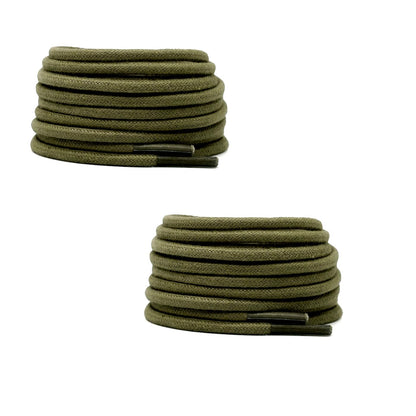 bilAnca 2 PAIRS Round Shoe laces 48 Inches 3 MM Thick Shoelaces for Athletic Running Sneakers Shoes Boot Strings (2 Pairs)