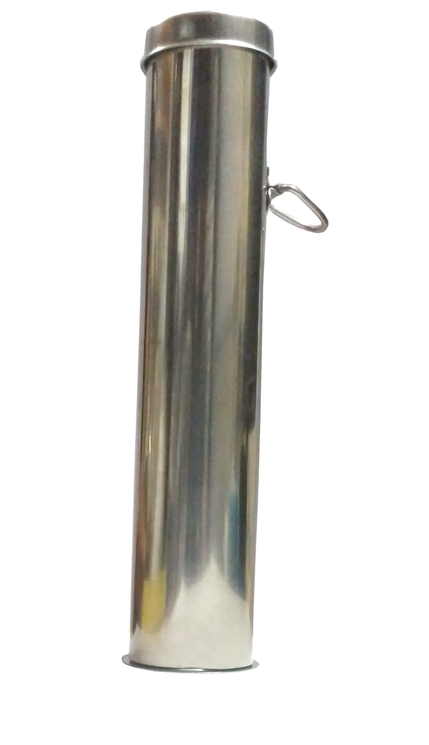 Safety Incense Agarbatti Holder Case Diya Stand Kapoor Daani with Ash Catcher Material: Steel | Spiritual Lucky Yoga Decor (Incense CASE)