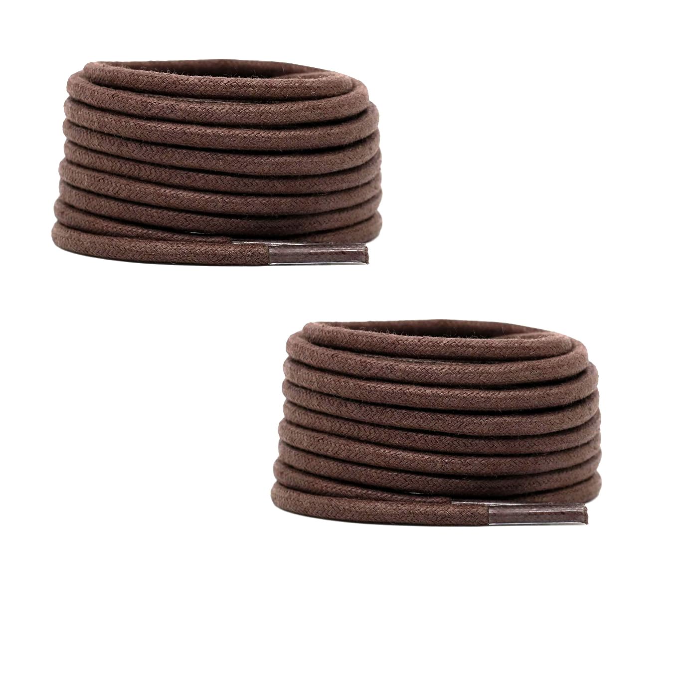 bilAnca 2 PAIRS Round Shoe laces 48 Inches 3 MM Thick Shoelaces for Athletic Running Sneakers Shoes Boot Strings (2 Pairs)