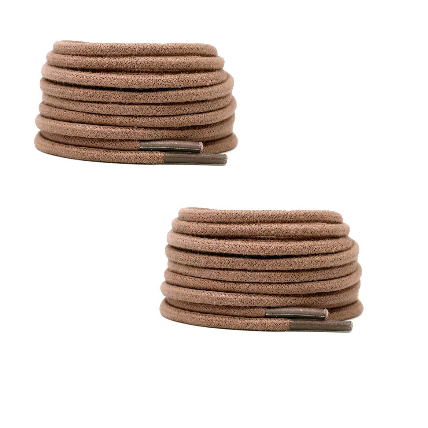 bilAnca 2 PAIRS Round Shoe laces 48 Inches 3 MM Thick Shoelaces for Athletic Running Sneakers Shoes Boot Strings (2 Pairs)