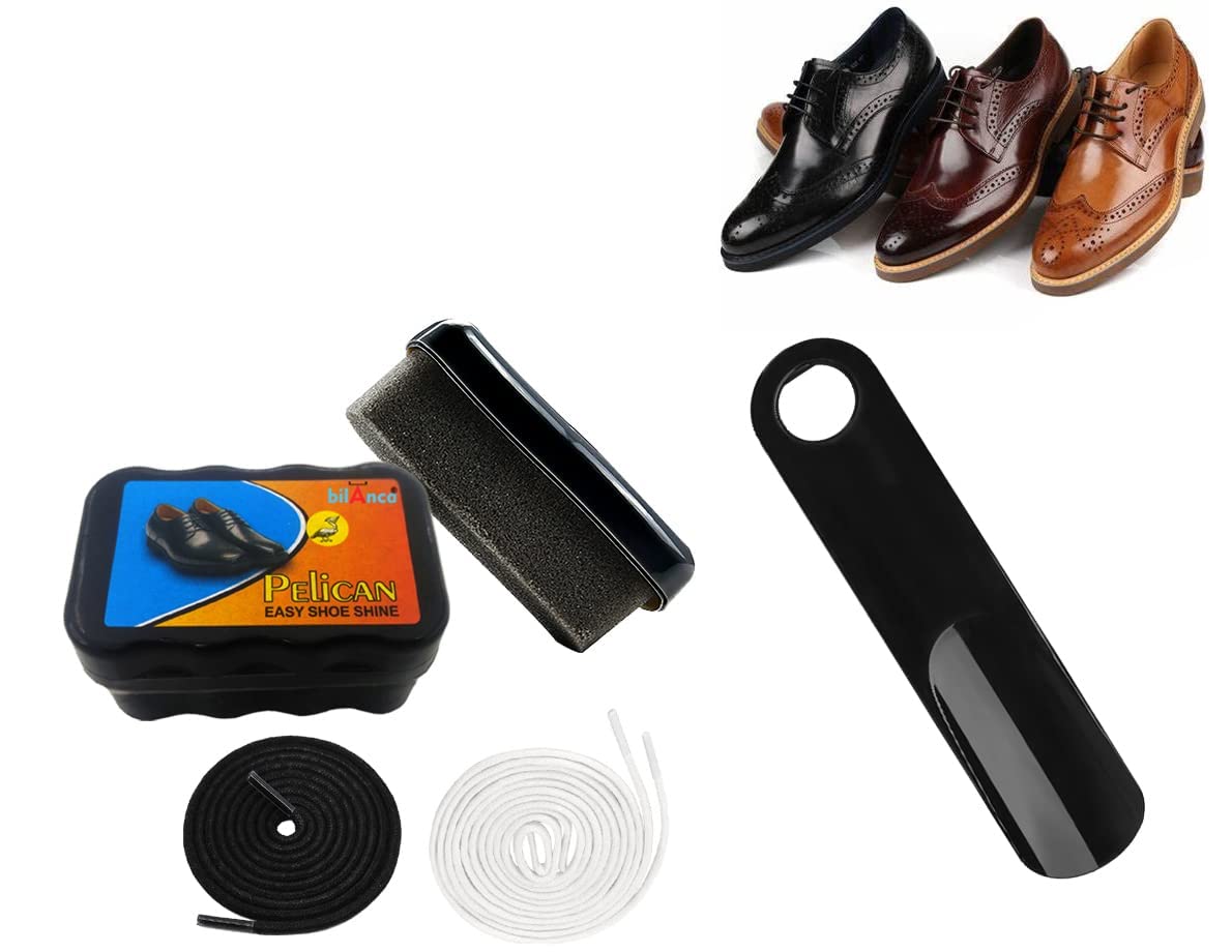Instant Shoe Shiner Polish Sponge Neutral Black Brown Natural Color Shoe Cleaner smooth leather shoes boots Chappals