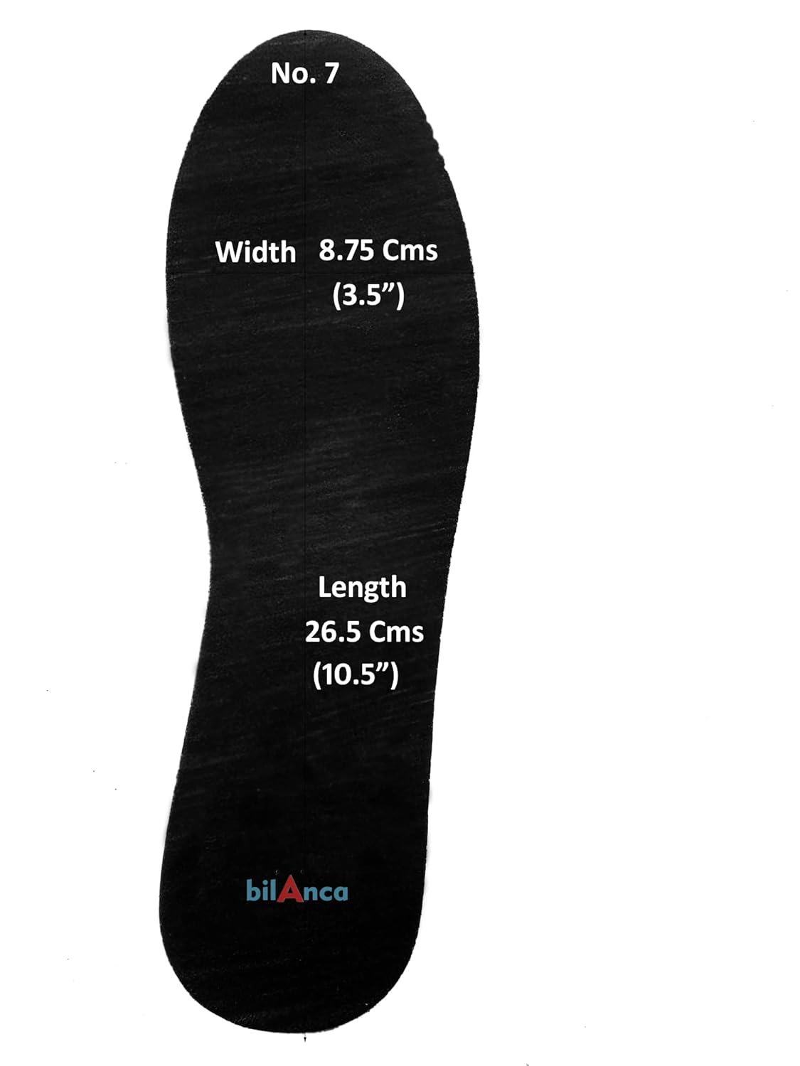 Leather Shoe Inserts Insoles Thin Lightweight Insoles for Work Boots, Sneakers, Sports Shoes Casual Formal Shoes Comfort Inner Soles for Men Women Size (7, Black)