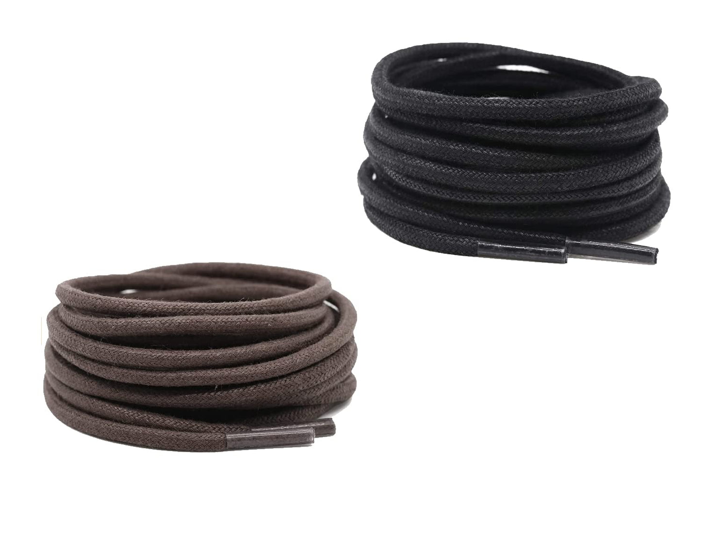 Cotton Round Shoe laces 36 Inches 2 mm thickness Shoelaces for Formal Shoes Boot Strings