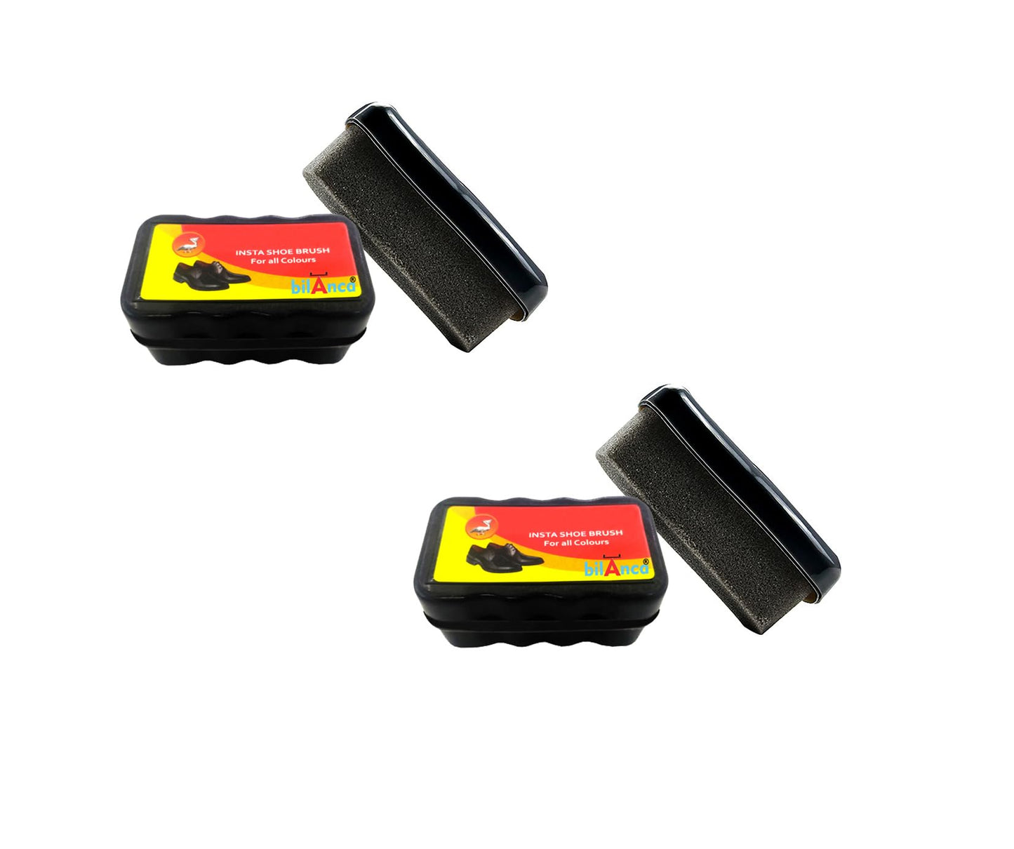 Instant Shoe Shiner Polish Sponge Neutral Black Brown Natural Color Shoe Cleaner smooth leather shoes boots Chappals