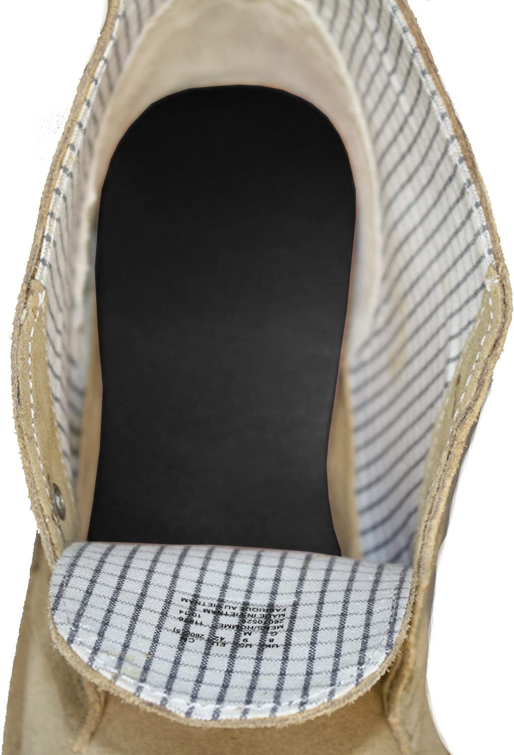 Leather Shoe Inserts Insoles Thin Lightweight Insoles for Work Boots, Sneakers, Sports Shoes Casual Formal Shoes Comfort Inner Soles for Men Women Size (7, Black)