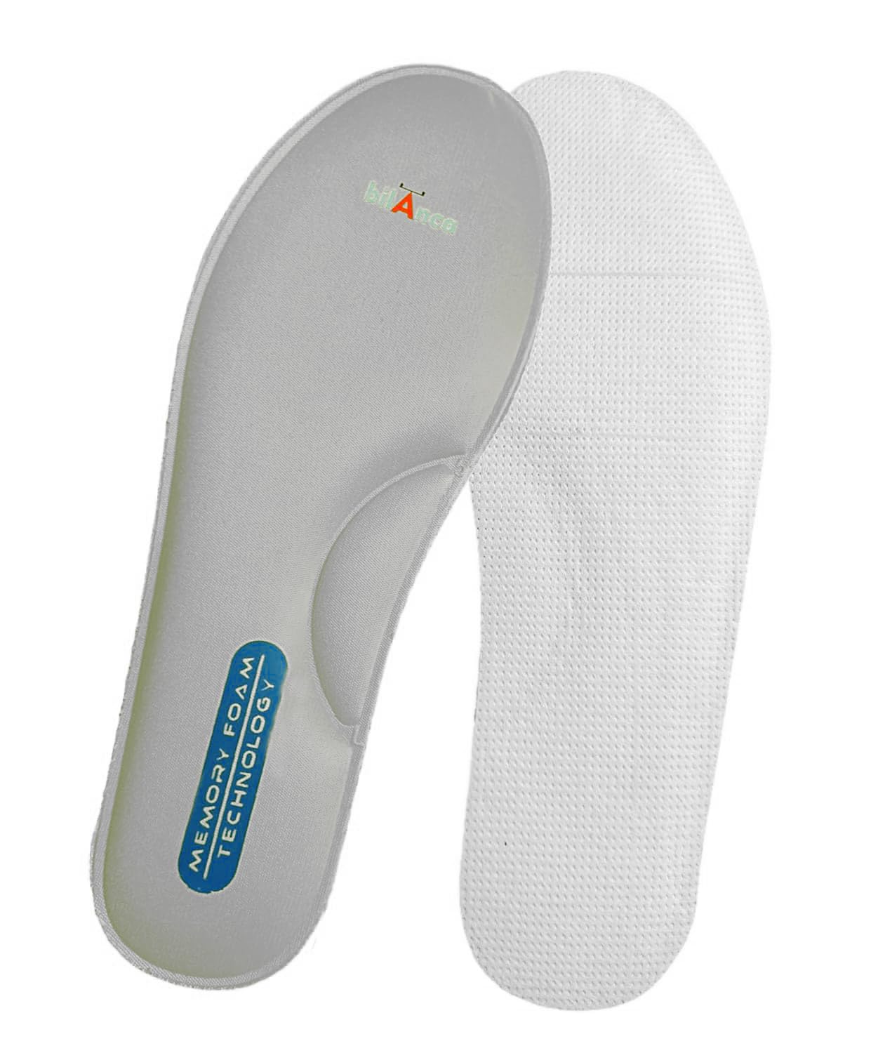 Memory Foam shoe Insoles Cushioned Insert Shoe Pad Arch Support Cushion Lightweight In sole Sneakers Sports Shoes, Casual Formal Shoes (Black, 6)