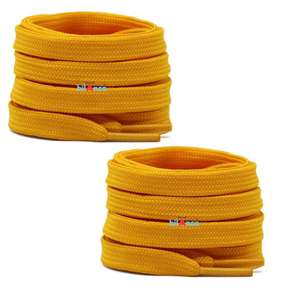 bilAnca 2 PAIRS Flat Shoe laces 48 Inches Wide Shoelaces for Athletic Running Sneakers Sports Shoes Boot Laces Strings (2 Pairs)