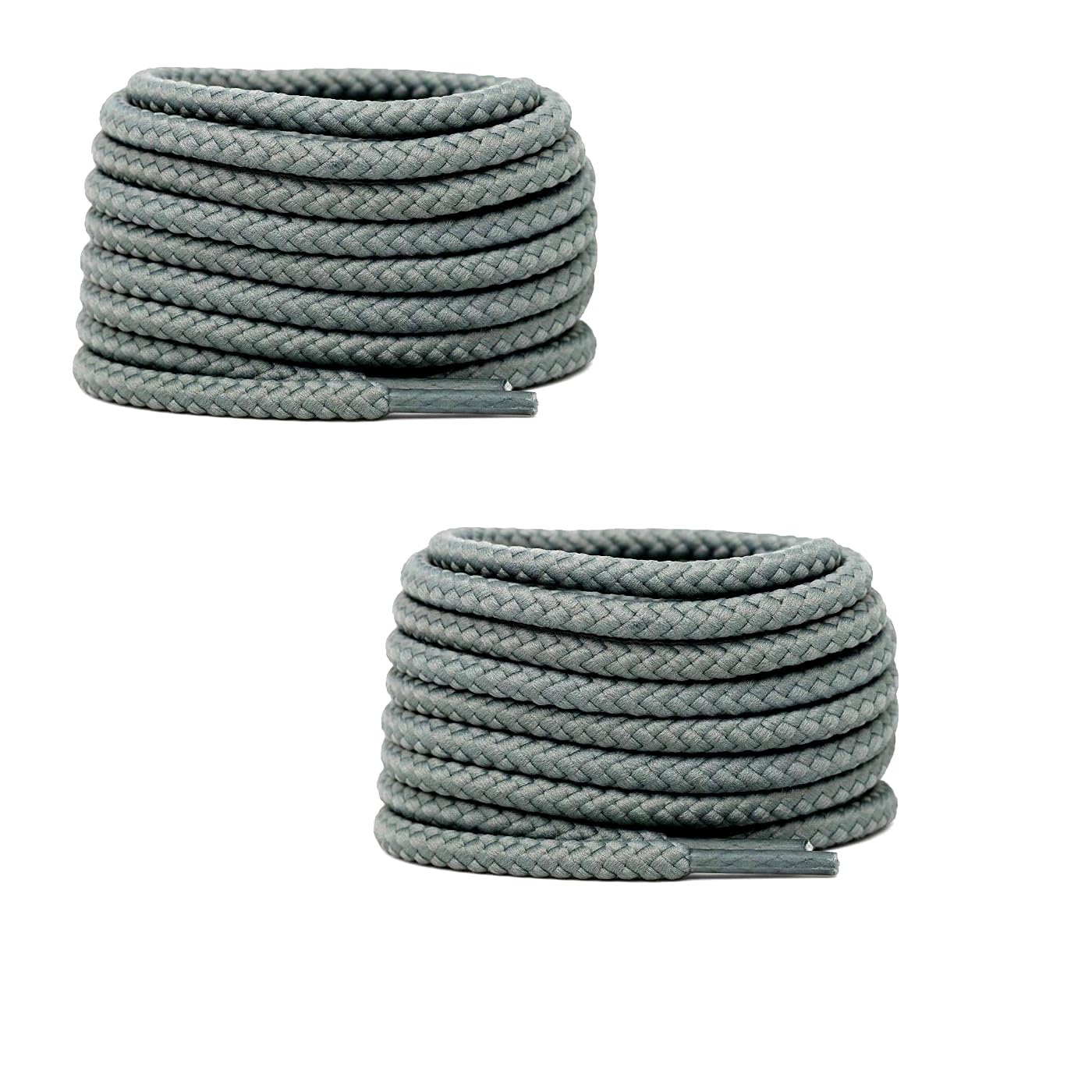 bilAnca 2 PAIRS Round Shoe laces 48 Inches 3 MM Thick Shoelaces for Athletic Running Sneakers Shoes Boot Strings (2 Pairs)