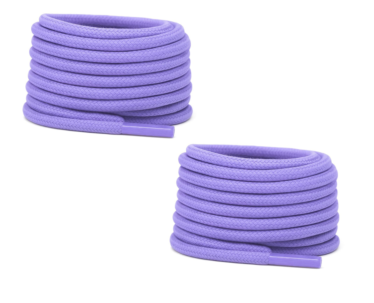 bilAnca 2 PAIRS Round Shoe laces 48 Inches 3 MM Thick Shoelaces for Athletic Running Sneakers Shoes Boot Strings (2 Pairs)