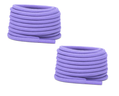 bilAnca 2 PAIRS Round Shoe laces 48 Inches 3 MM Thick Shoelaces for Athletic Running Sneakers Shoes Boot Strings (2 Pairs)