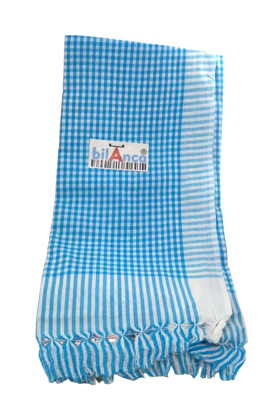 bilAnca Pure Cotton Gamcha Multi Color Checks Unisex 30x60 Inch Approx