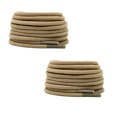 bilAnca 2 PAIRS Round Shoe laces 48 Inches 3 MM Thick Shoelaces for Athletic Running Sneakers Shoes Boot Strings (2 Pairs)