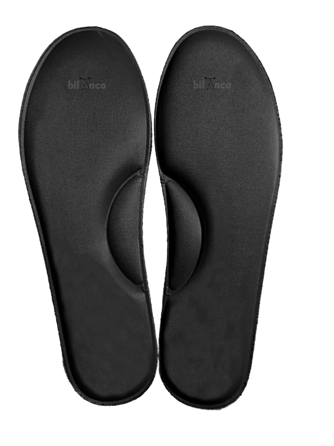 Memory Foam shoe Insoles Cushioned Insert Shoe Pad Arch Support Cushion Lightweight In sole Sneakers Sports Shoes, Casual Formal Shoes (Black, 6)