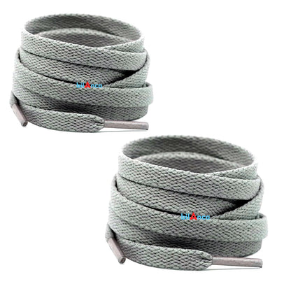 bilAnca 2 PAIRS Flat Shoe laces 48 Inches Wide Shoelaces for Athletic Running Sneakers Sports Shoes Boot Laces Strings (2 Pairs)