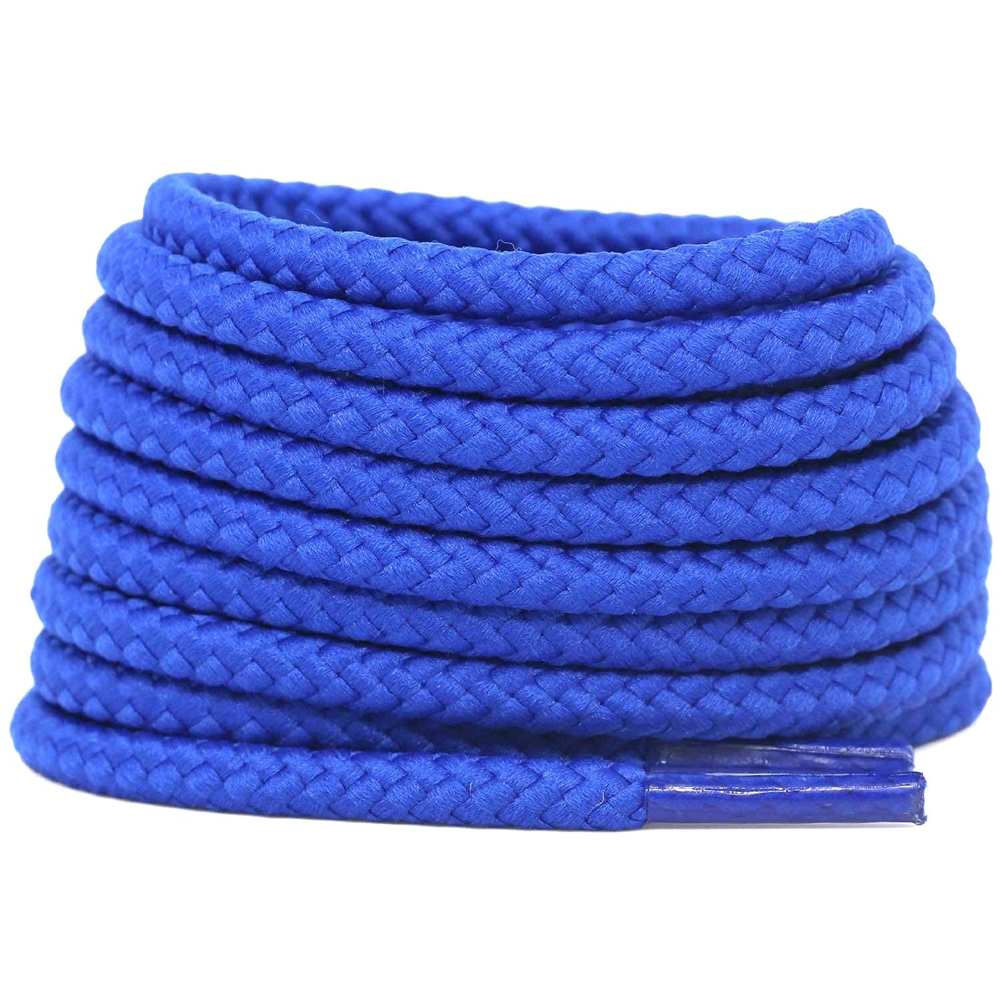 bilAnca 2 Pairs Round Shoe laces 48 Inches Wide Shoelaces (Royal Blue)