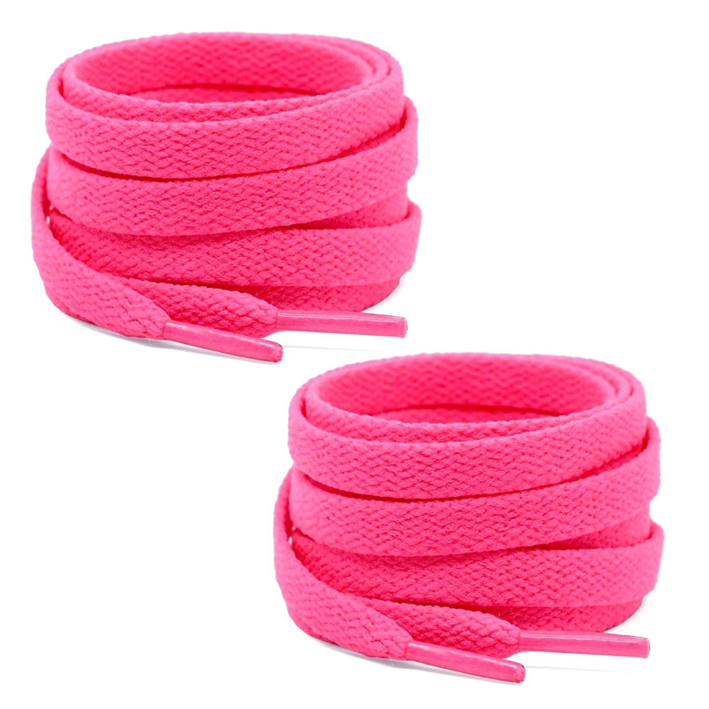 bilAnca 2 PAIRS Flat Shoe laces 48 Inches Wide Shoelaces for Athletic Running Sneakers Sports Shoes Boot Laces Strings (2 Pairs)