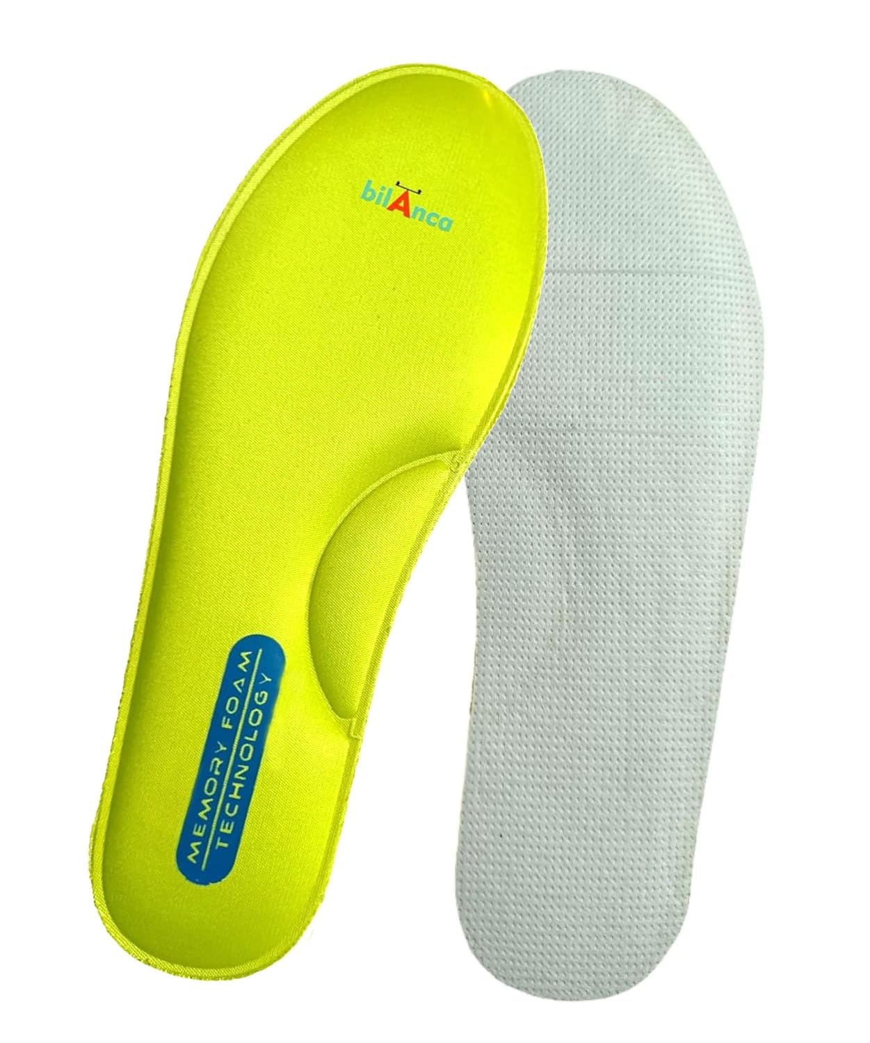 Memory Foam shoe Insoles Cushioned Insert Shoe Pad Arch Support Cushion Lightweight In sole Sneakers Sports Shoes, Casual Formal Shoes (Black, 6)