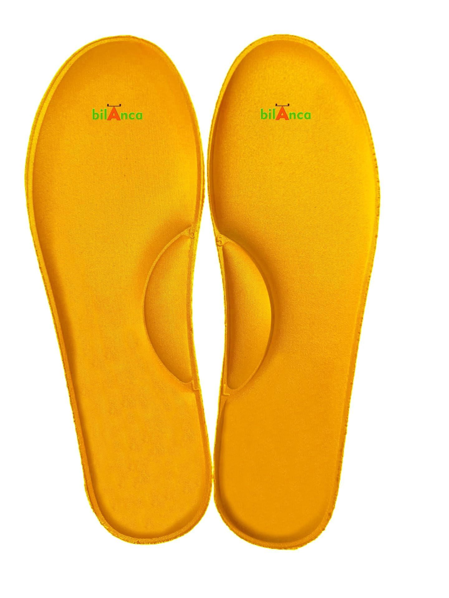 Memory Foam shoe Insoles Cushioned Insert Shoe Pad Arch Support Cushion Lightweight In sole Sneakers Sports Shoes, Casual Formal Shoes (Black, 6)