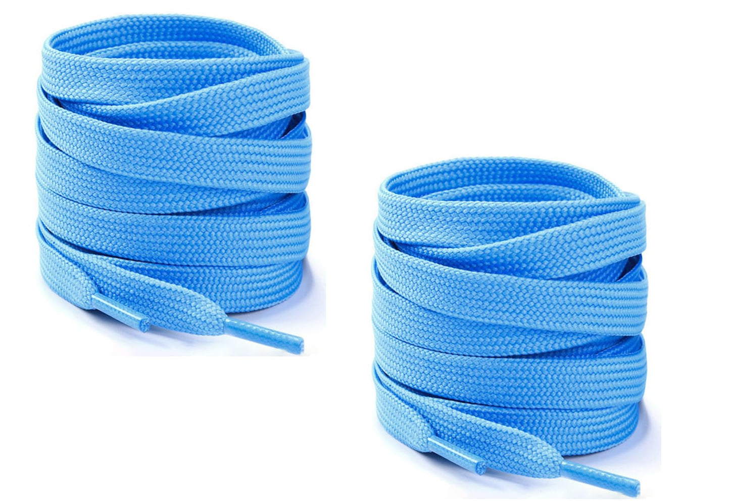 bilAnca 2 PAIRS Flat Shoe laces 48 Inches Wide Shoelaces for Athletic Running Sneakers Sports Shoes Boot Laces Strings (2 Pairs)