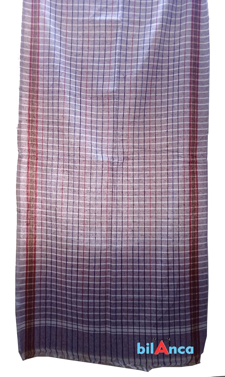 100% Cotton Gamcha Bath Towel 58" x 28" Multi Color for Men Women Kids Best for Summer Season (12)