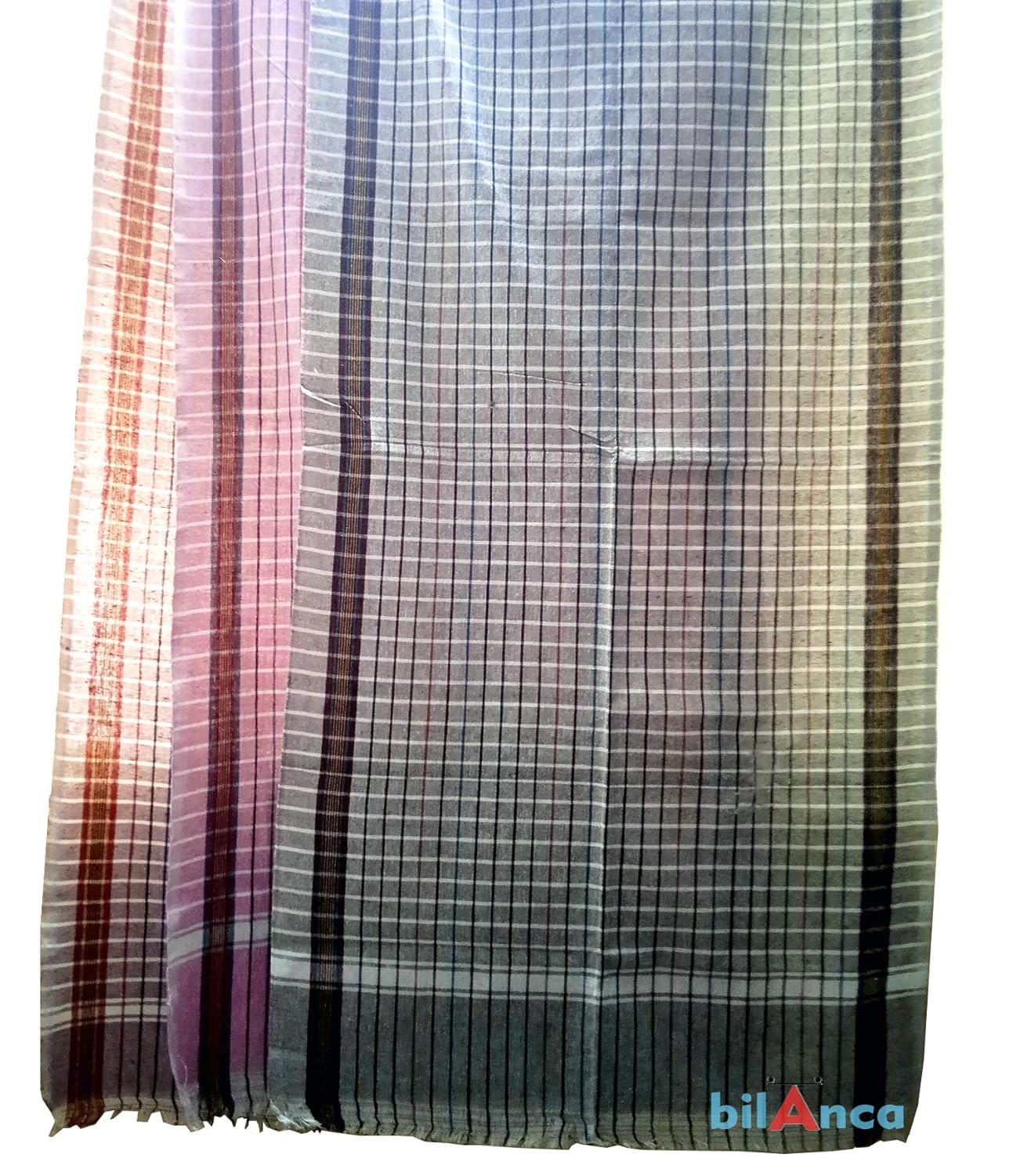 100% Cotton Gamcha Bath Towel 58" x 28" Multi Color for Men Women Kids Best for Summer Season (12)