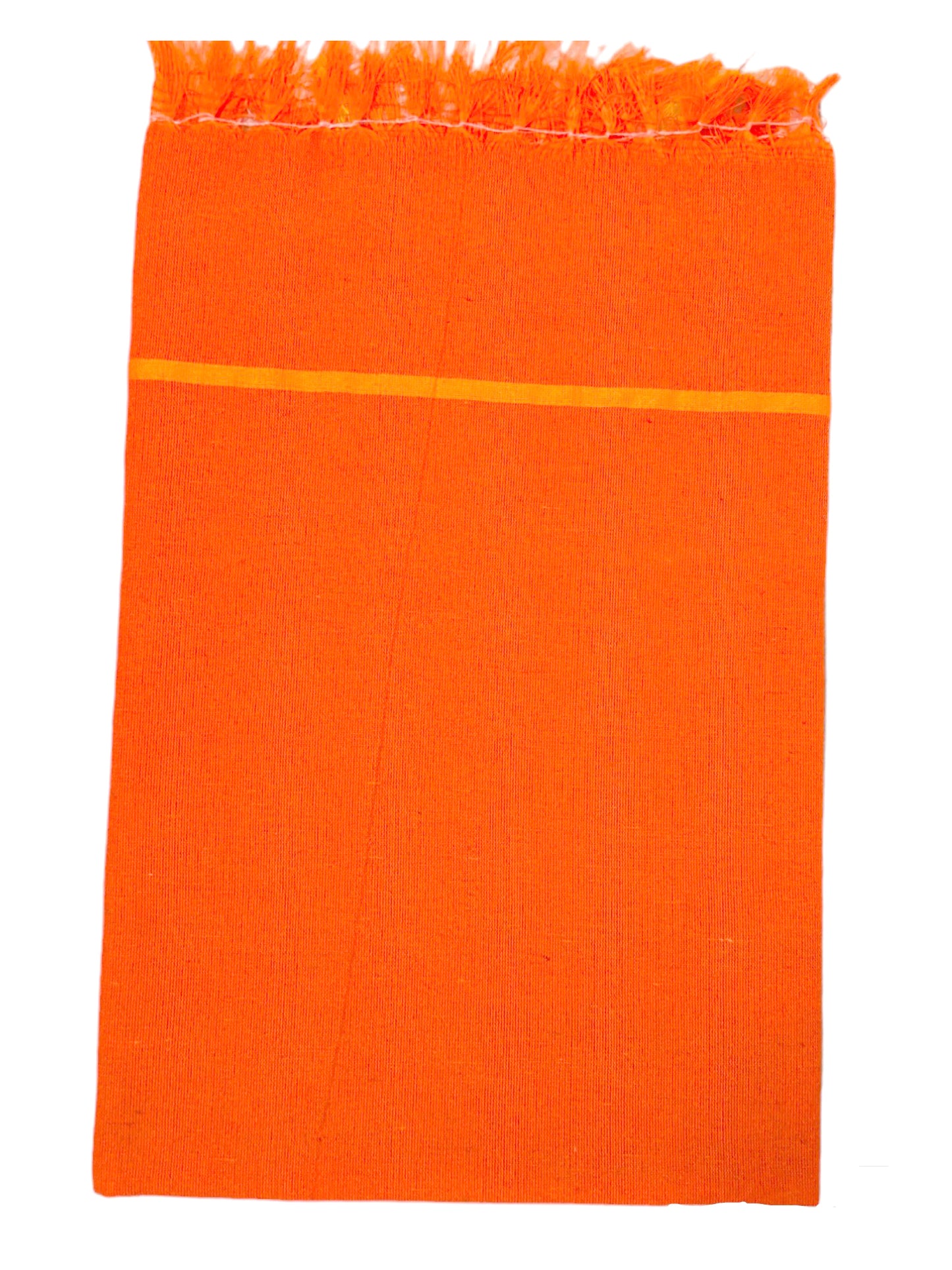 bilAnca Bhagwa Orange Pooja Gamcha Bath Towel 26x52 Inches