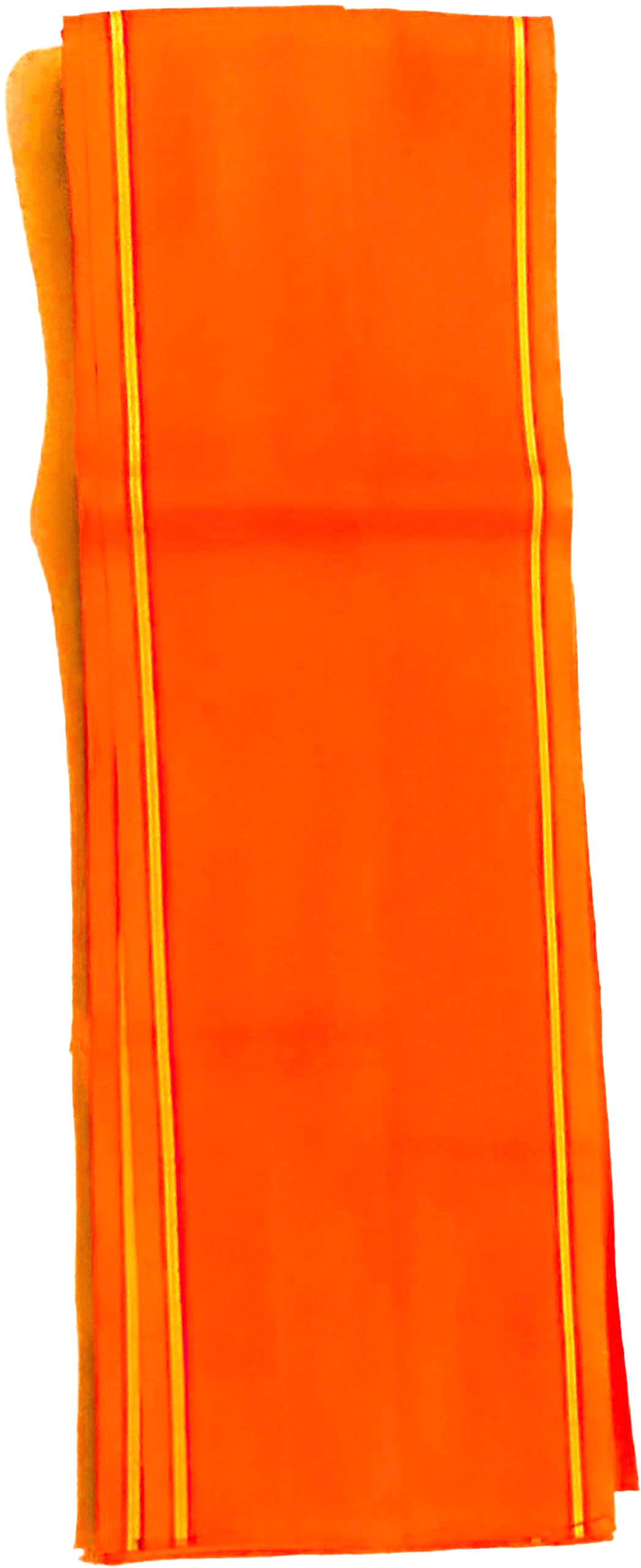 bilAnca Bhagwa Orange Pooja Gamcha Bath Towel 26x52 Inches
