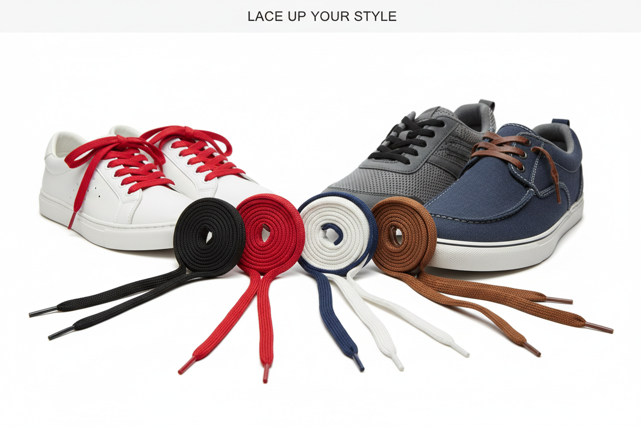 SHOE LACE  COMBO IMAGES WITH SHOE IMAGE BANNER FOR HOME PAGE 